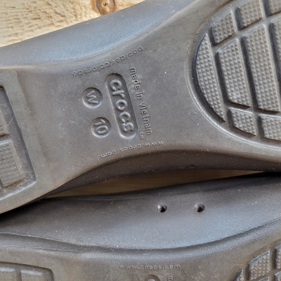 Crocs Giana Brown chain link ballet flats size 10 - Picture 6 of 6